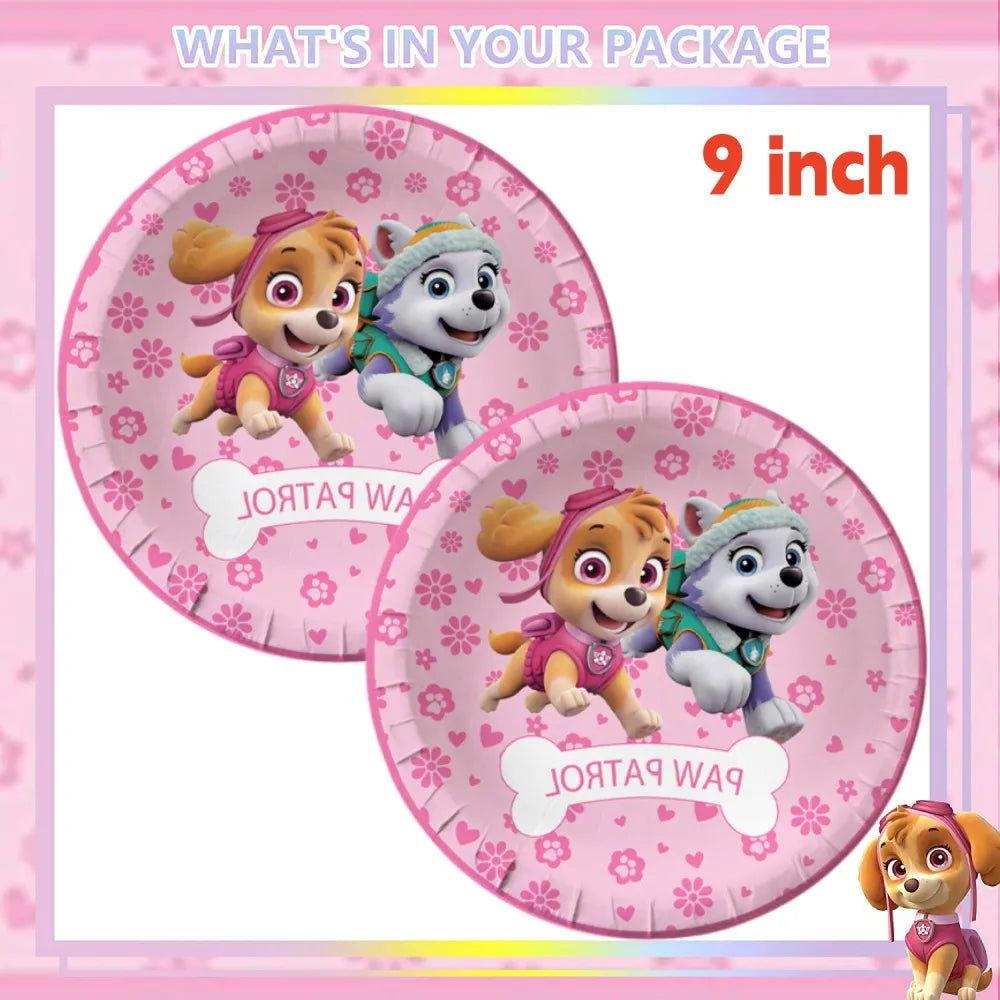 Pink PAW Patrol Skye Balloons Number Foil Balloon