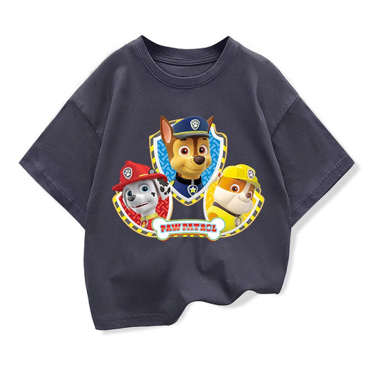 PAW Patrol Summer Cotton T-Shirt: Stylish and Comfortable for Kids