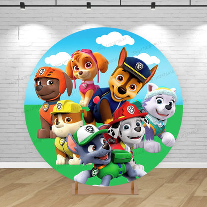 Paw Patrol Circular Party Backdrop