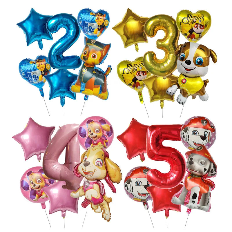 Paw Patrol 6-Piece Balloon Set