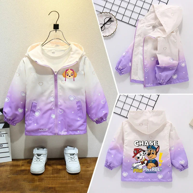 Paw Patrol Long-Sleeved Zipper Windproof Jacket