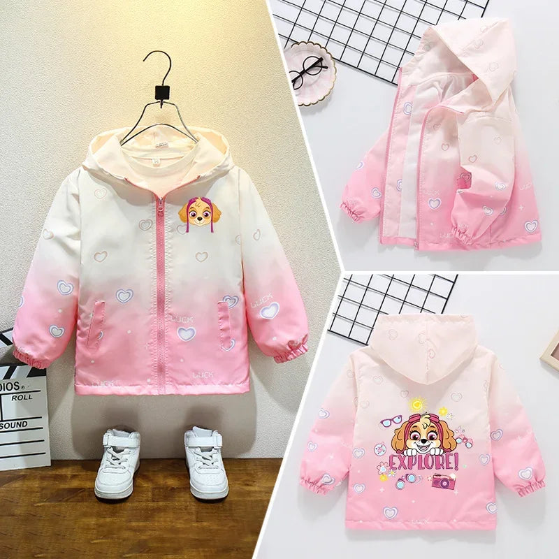 Paw Patrol Long-Sleeved Zipper Windproof Jacket