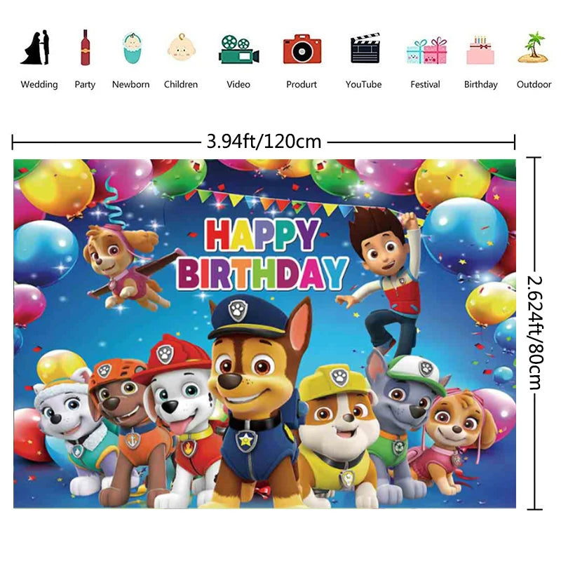 Paw Patrol Birthday Party Decoration Kit