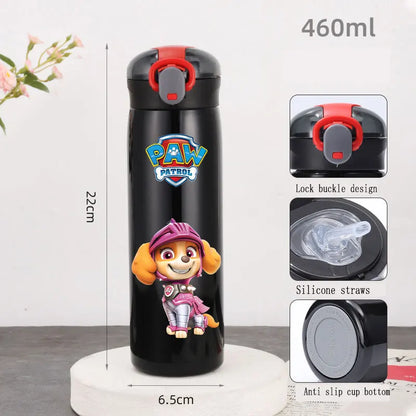 PAW Patrol 460ml Thermal Straw Cup