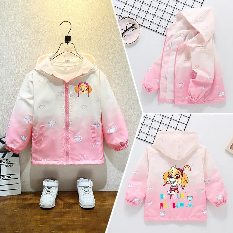 Paw Patrol Long-Sleeved Zipper Windproof Jacket