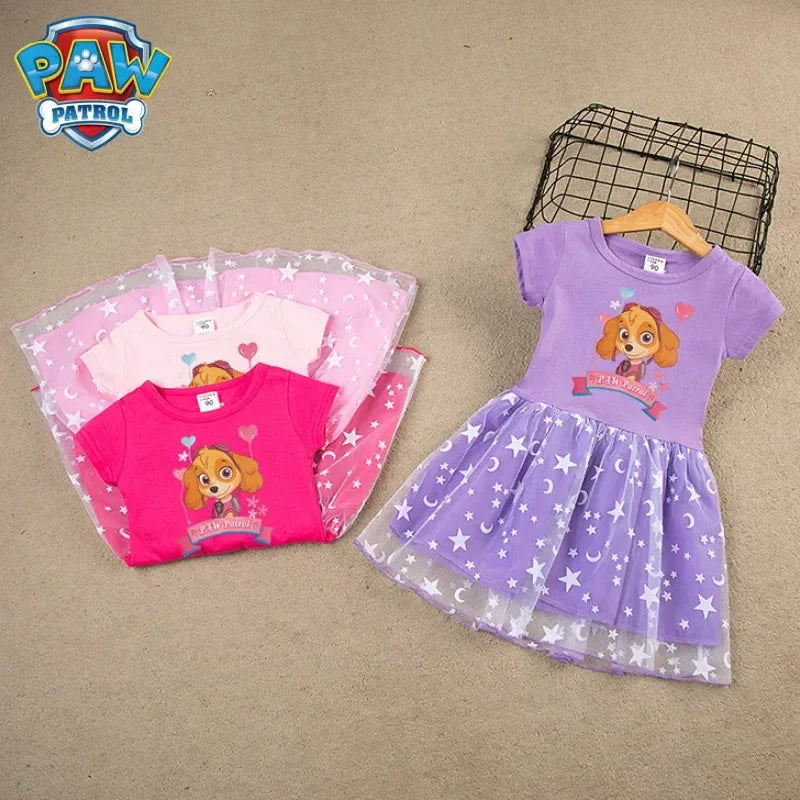 Paw Patrol Mesh Dress: Adorable Summer Outfit for Girls