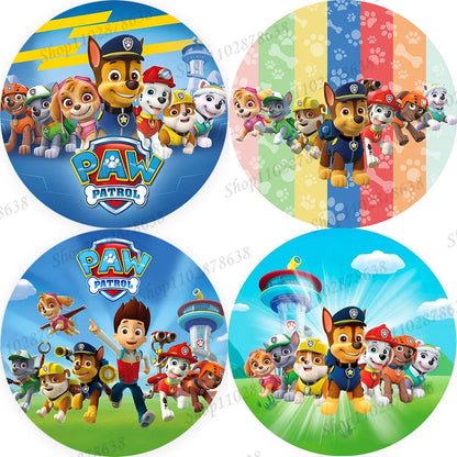 Paw Patrol Circular Party Backdrop