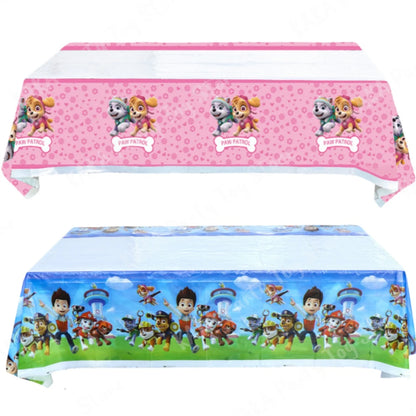 Paw Patrol Rectangular Plastic Tablecloth Set